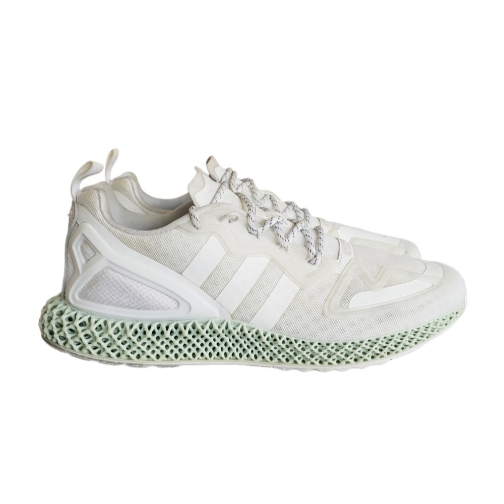 Adidas Originals ZX 2K 4D FW2002 Cloud White Running Shoes Men Sneaker Size 9